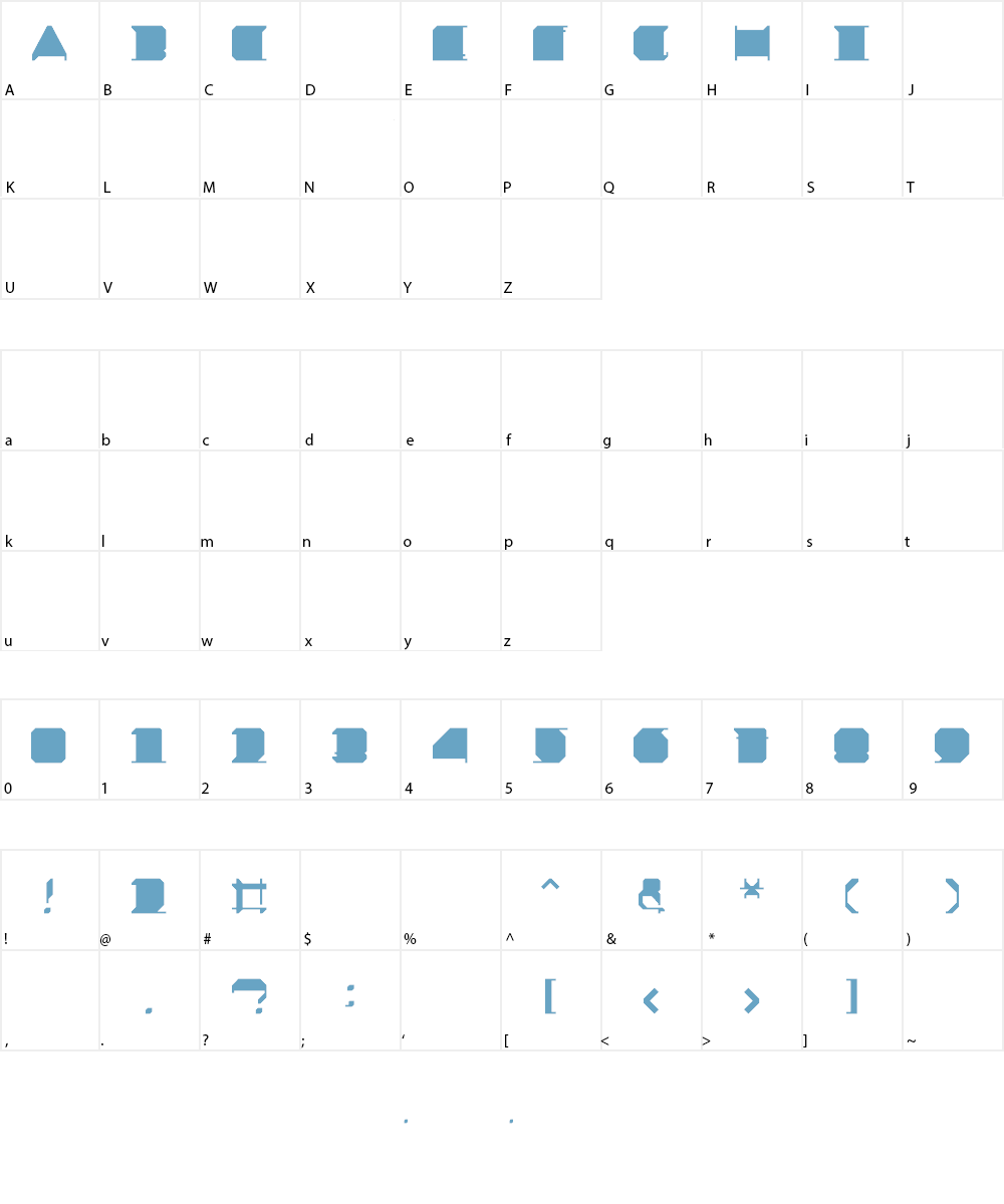 MINIMAL x Font Character